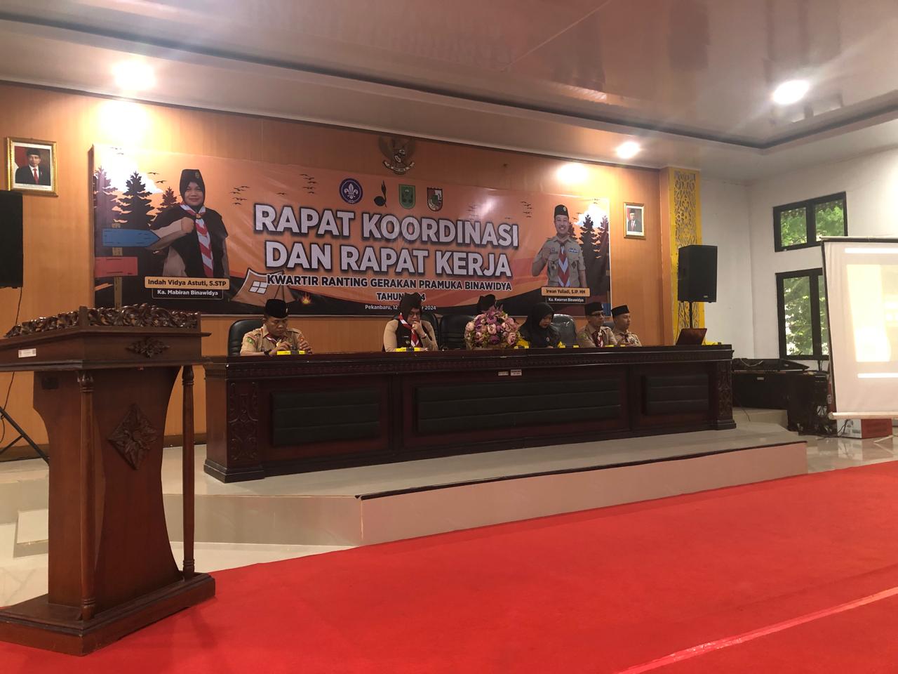 Rapat Koordinasi dan Rapat Kerja Kwartir ranting Pramuka